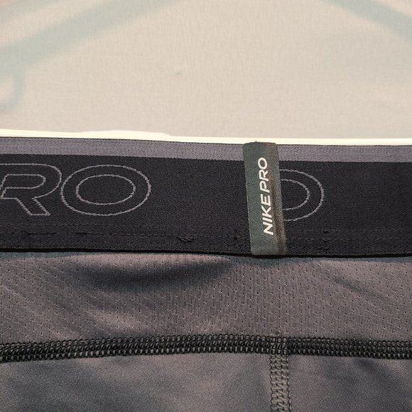 Nike Pro Tight Performance Legging Grey DriFit Mens Medium - Picture 5 of 9